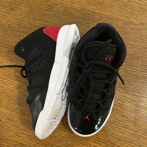 Kids Black and Red Sneakers